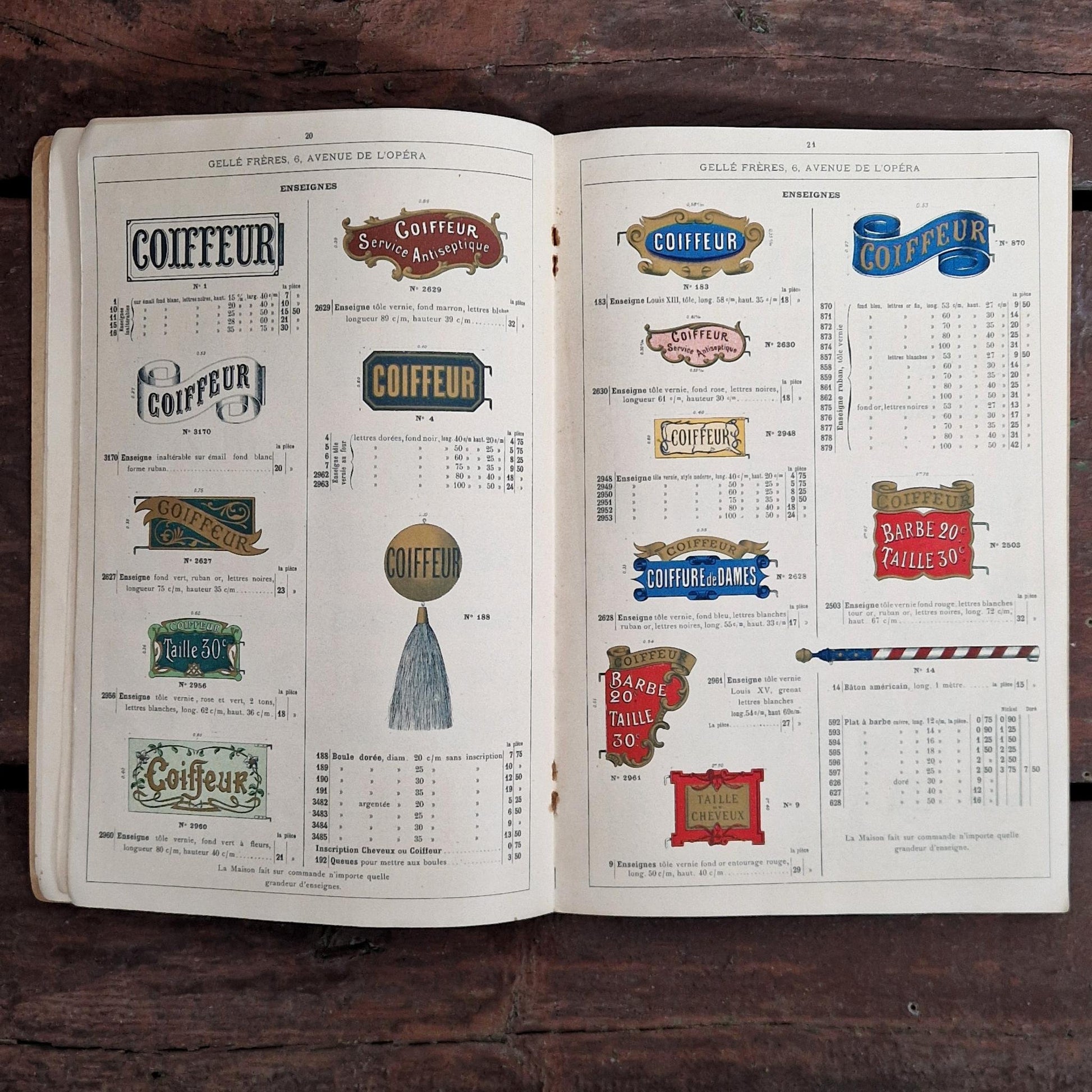 gellé freres hairdresser catalogue paris