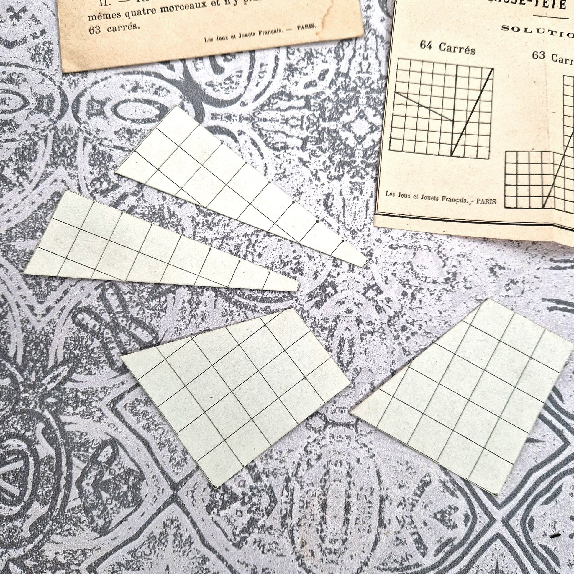 geometry illusion game vintage