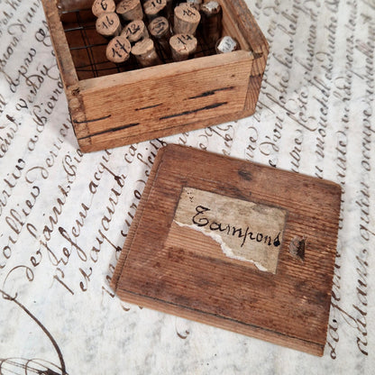 glass vials watch parts 19th century