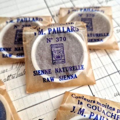 godet de gouache paillard sienne