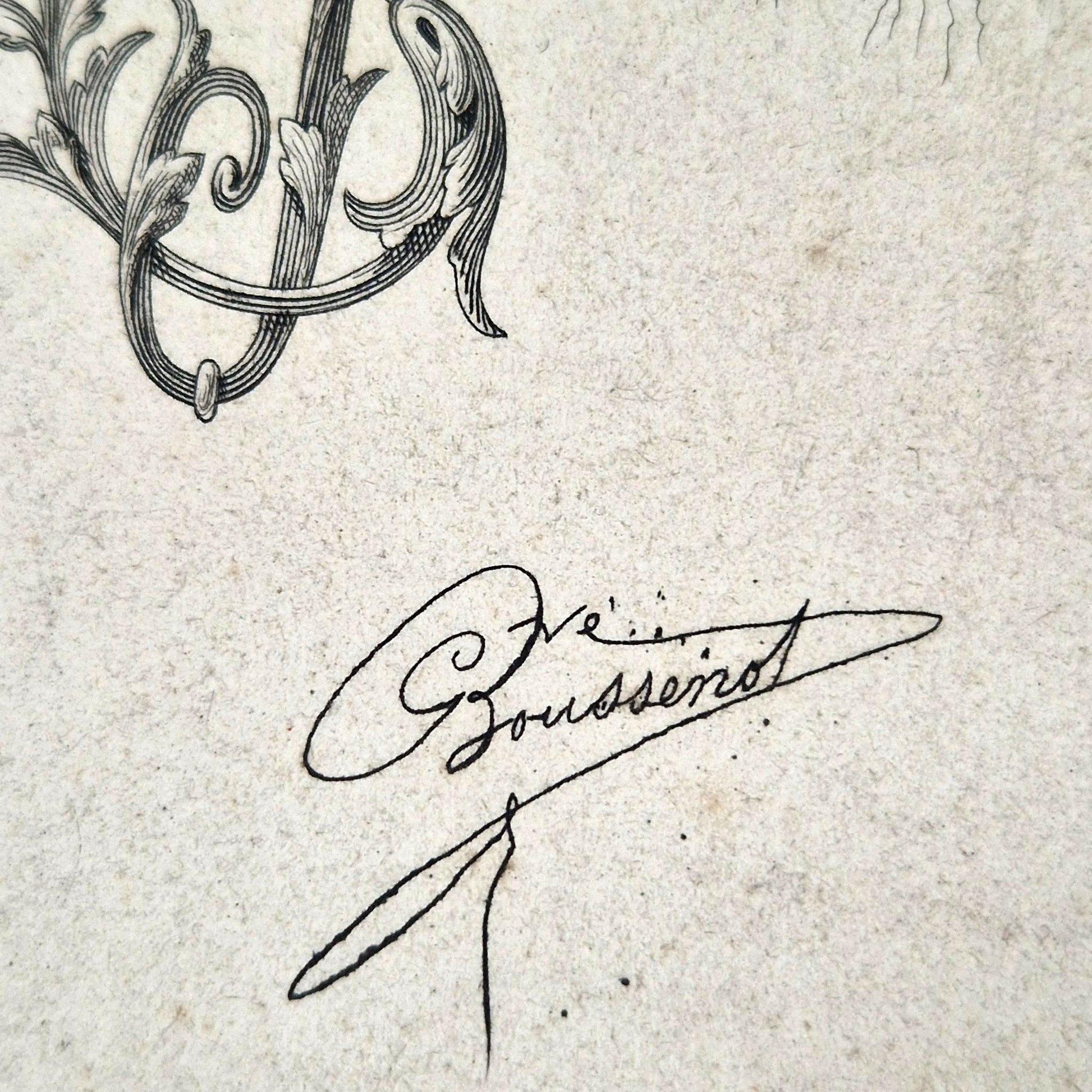 gothic monograms boussenot