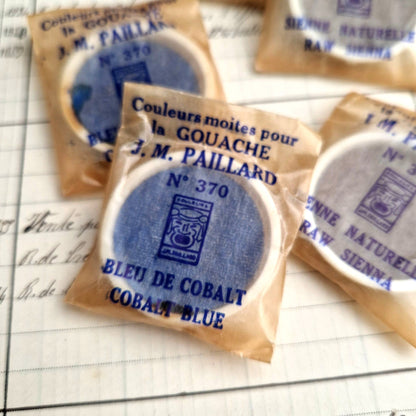 gouache paillard bleu coblat