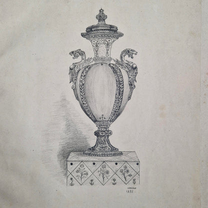 grand album graphite ecole d'art ancien