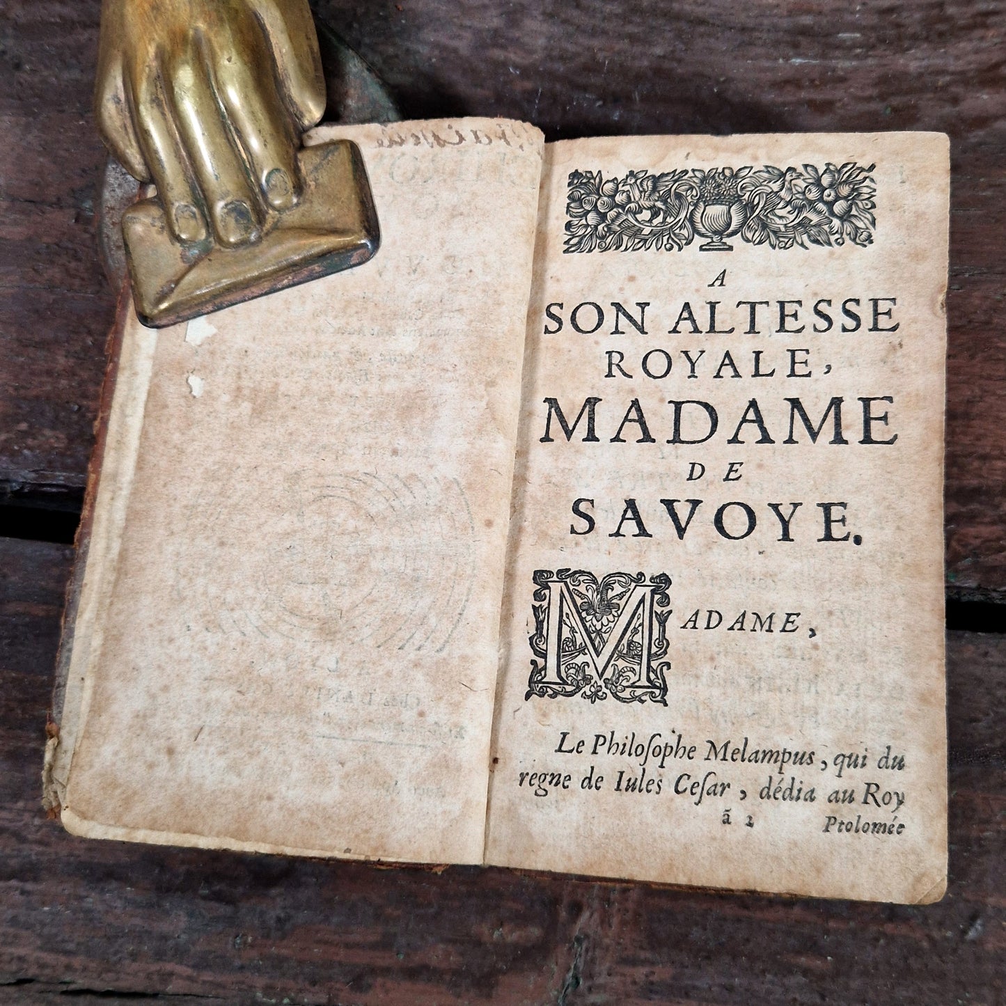 gravure main zodiacale livre ancien