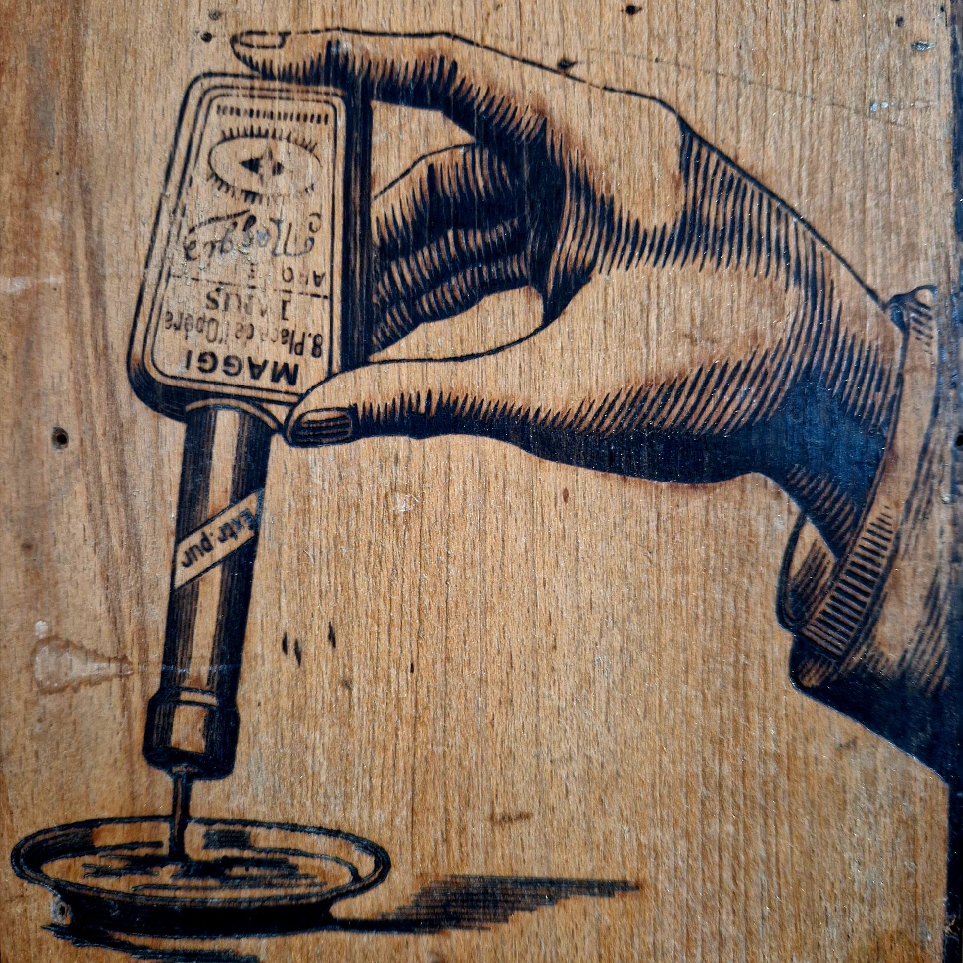 gravure typographique maggi