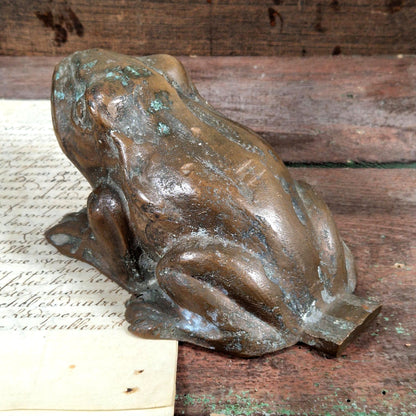 grenouille bronze guinguette