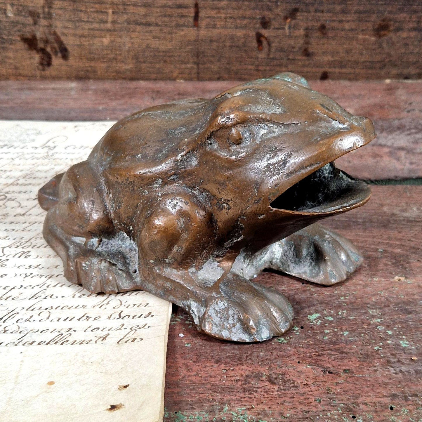 grenouille bronze jeu traditionnel