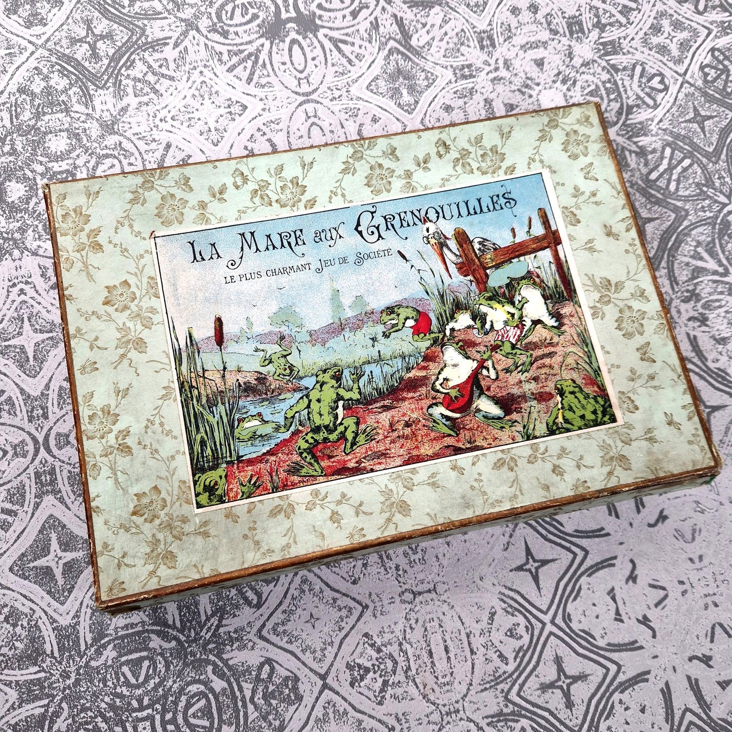 grenouilles en tissu jeu rare