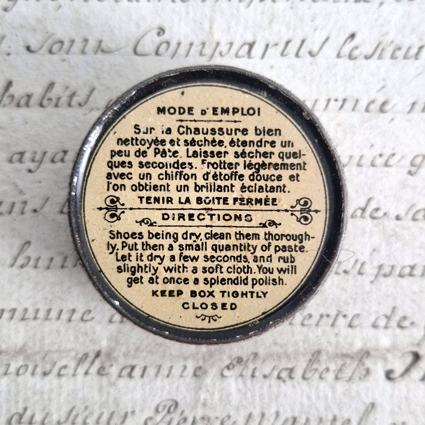 grison paris polish tin