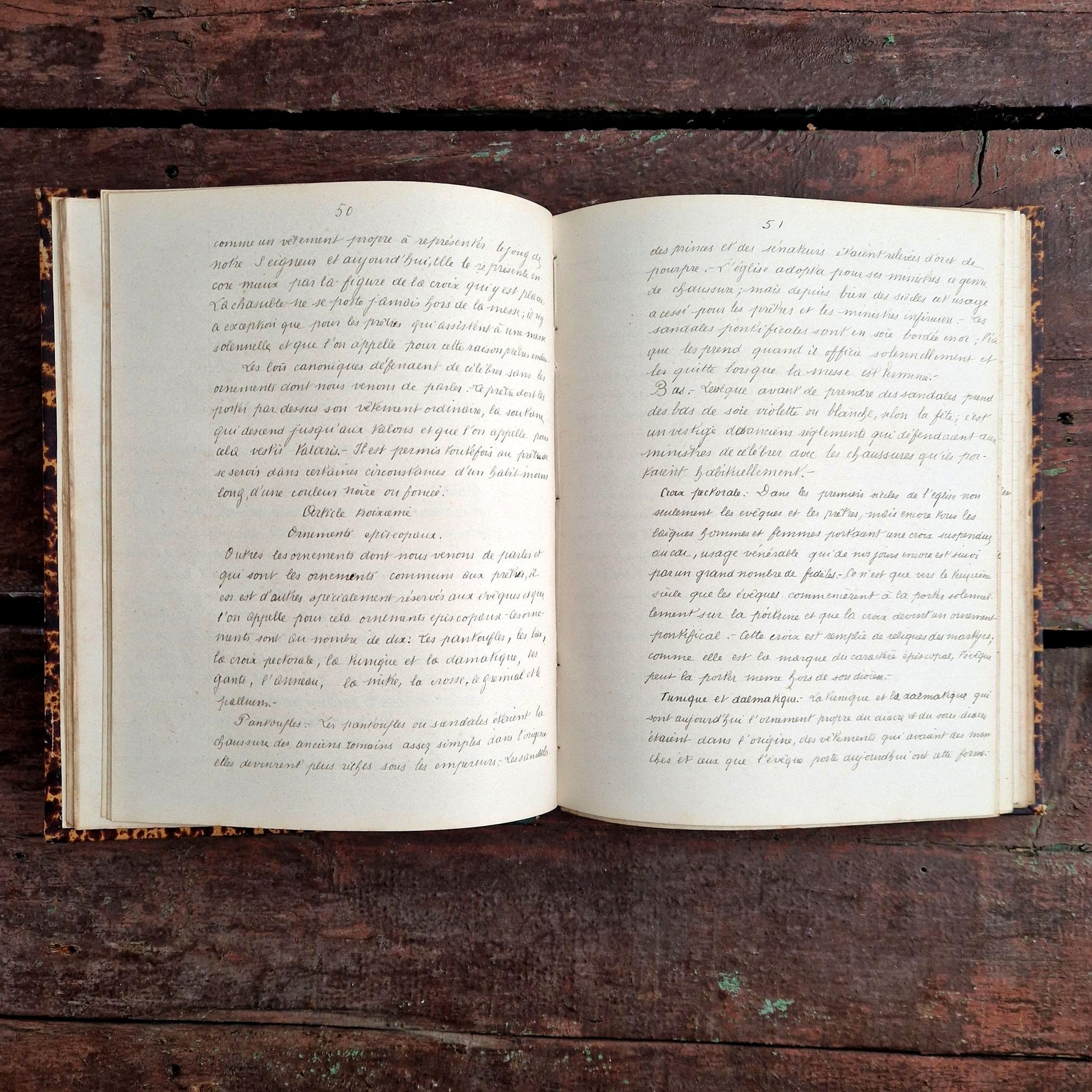 handwritten catechism notebook 1878-1880