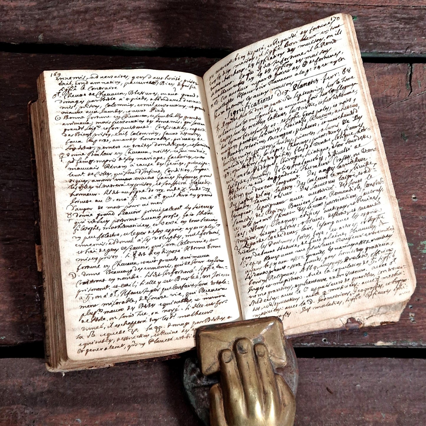 handwritten esoteric treatise numerology