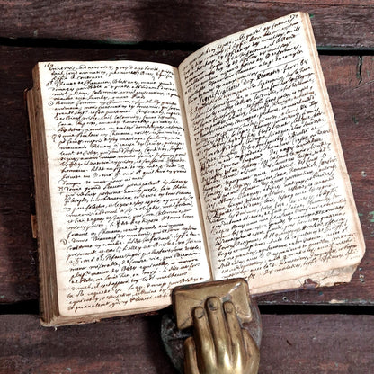 handwritten esoteric treatise numerology