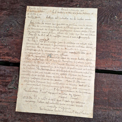 handwritten police report 19th century