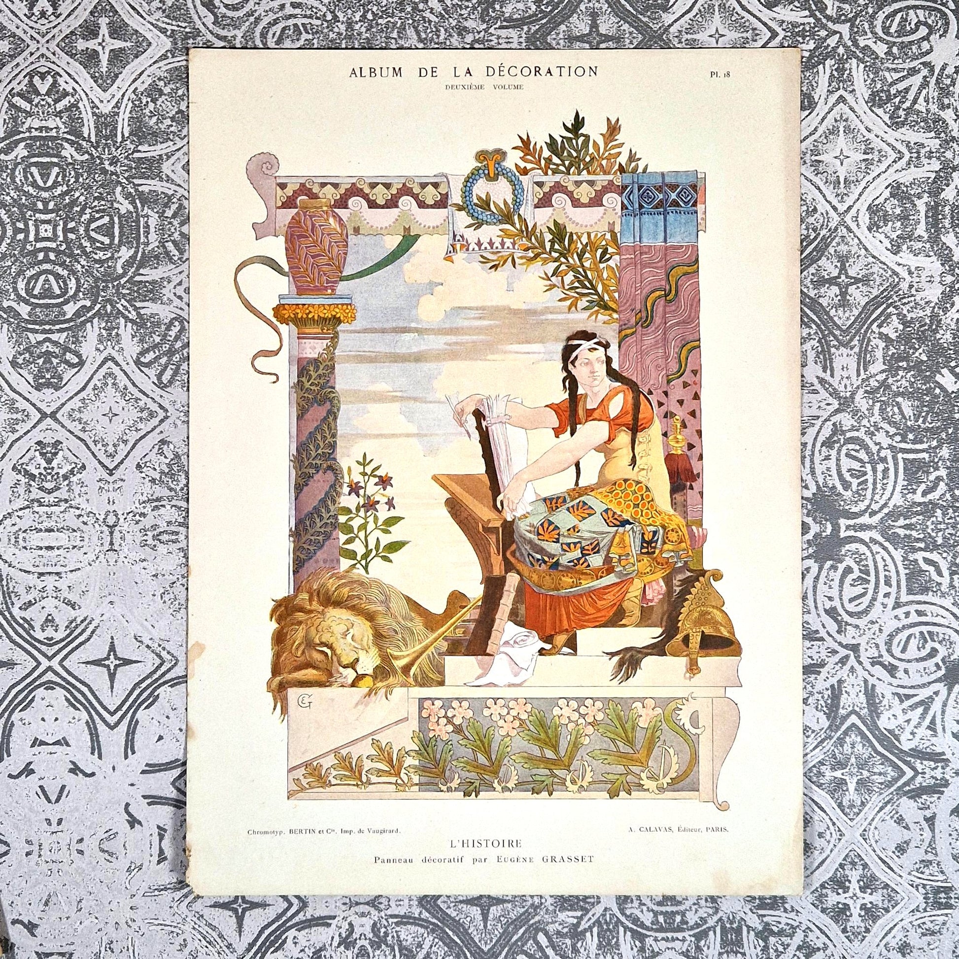 histoire eugene grasset art nouveau calavas