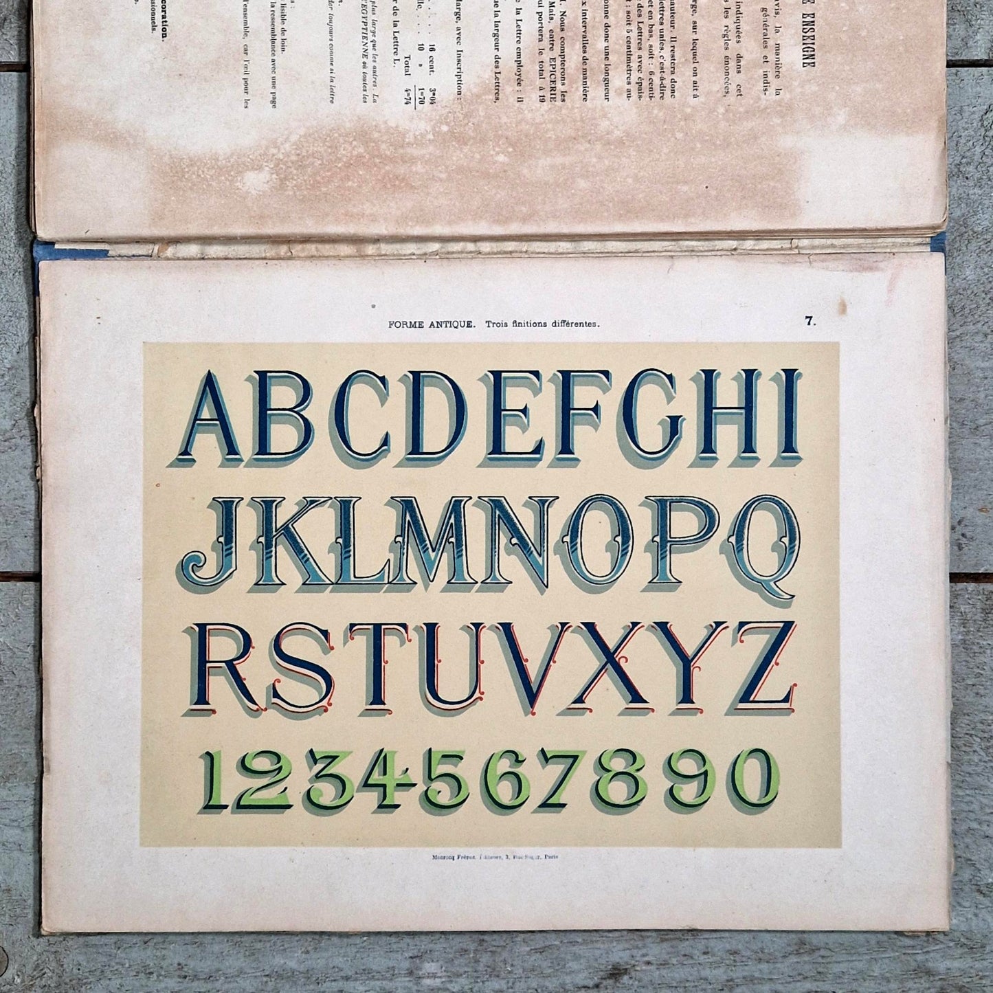 historic typography models 19thc