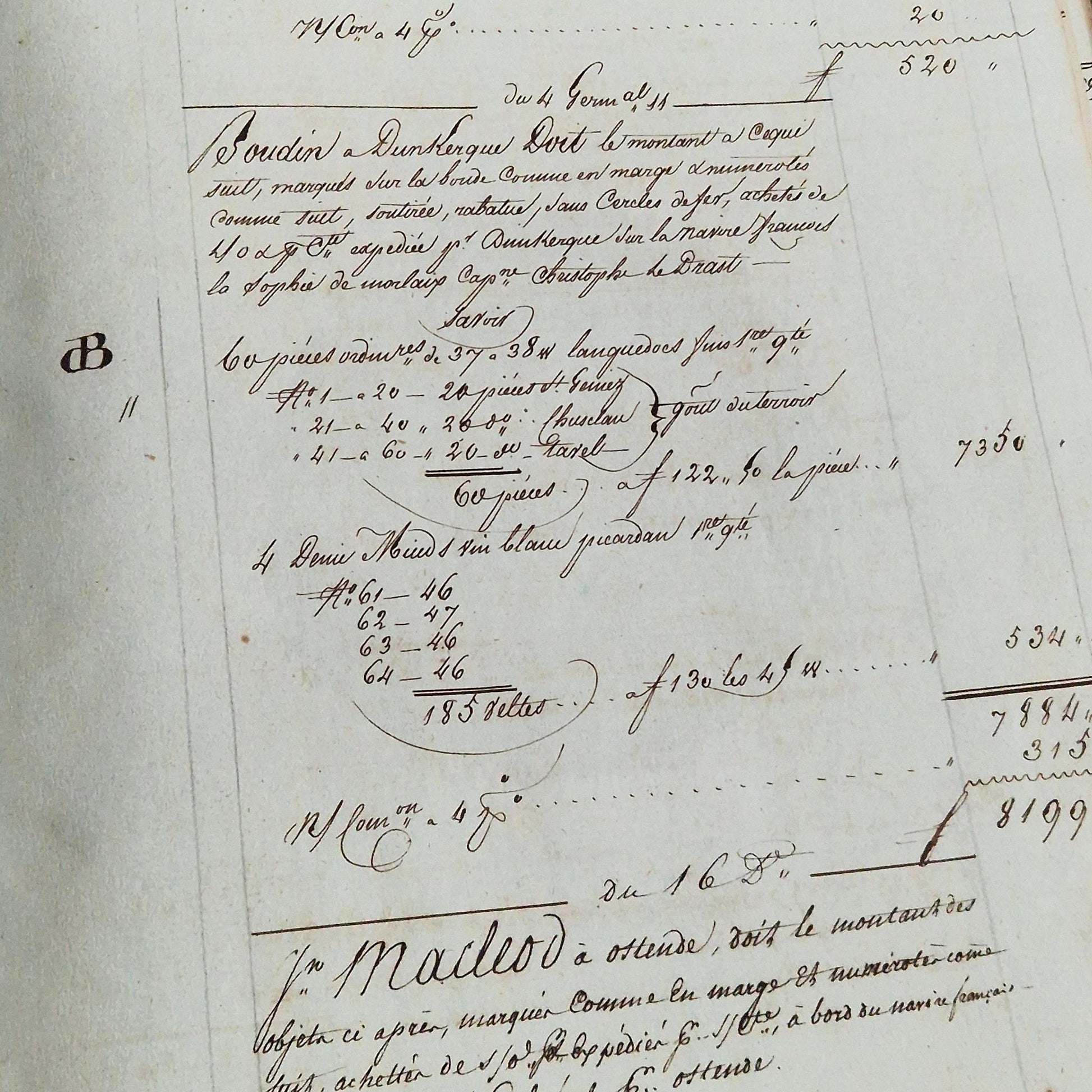 historical ledger large format