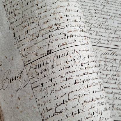 historical trade correspondence france