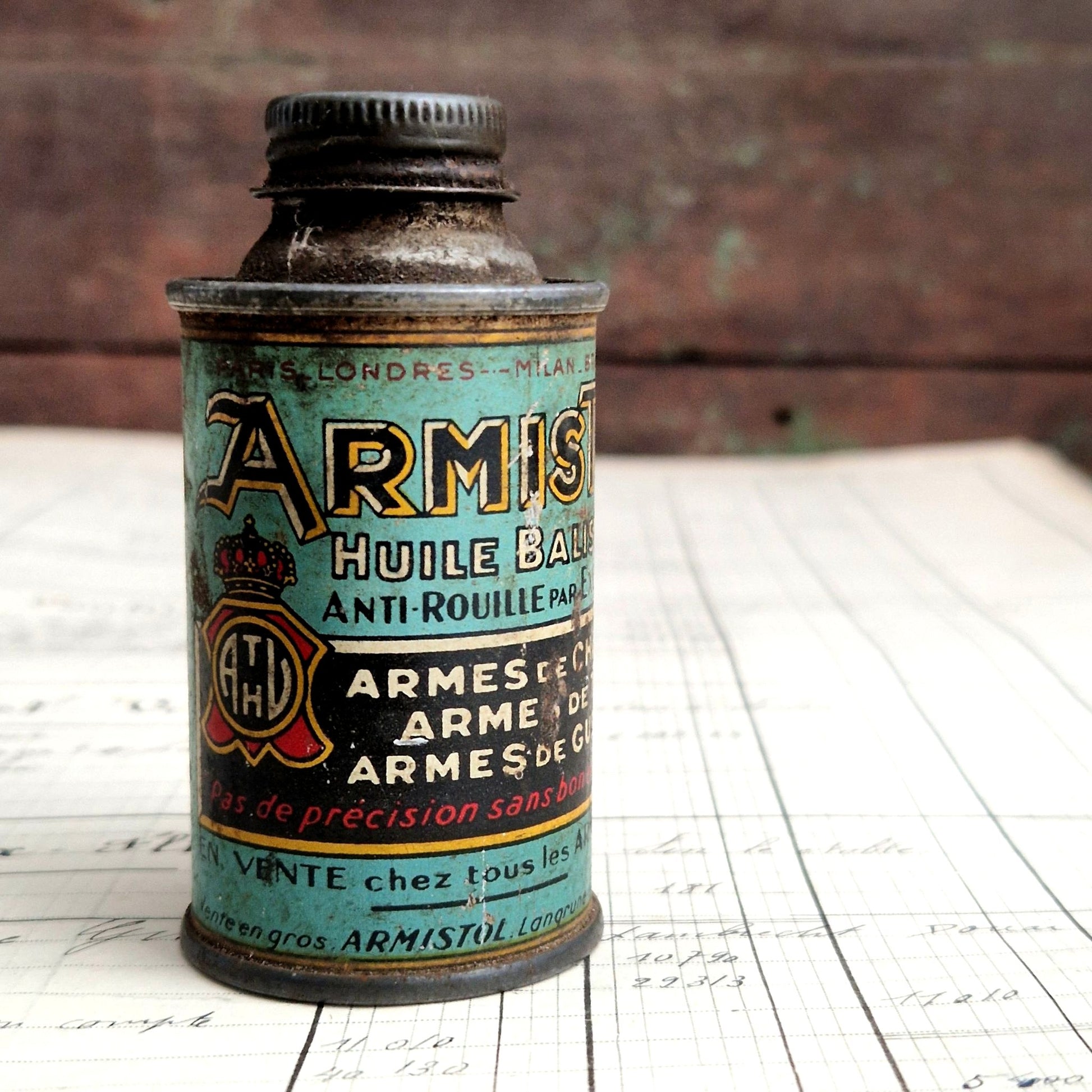 huile balistique armistol publicité