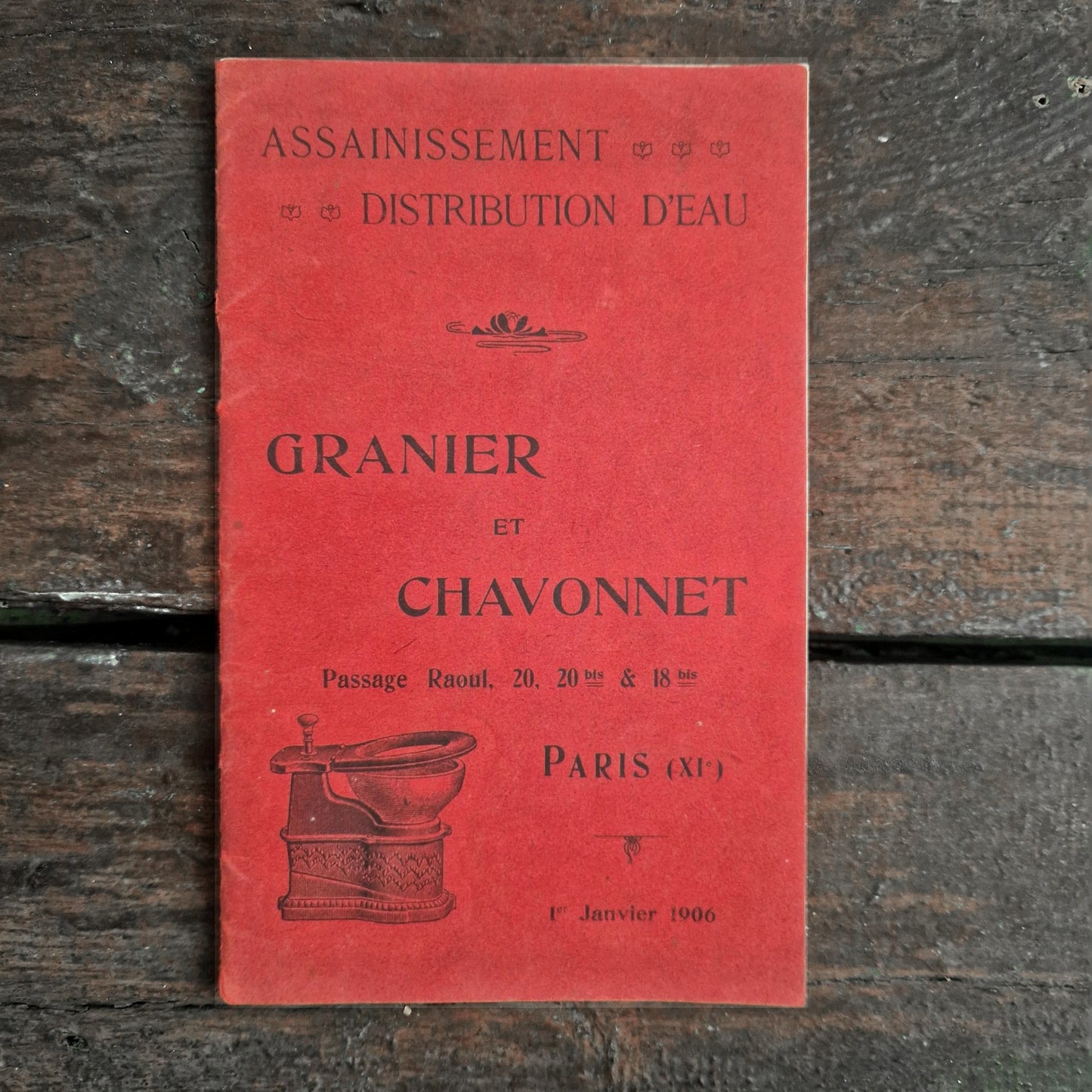 illustrated vintage wc catalog paris