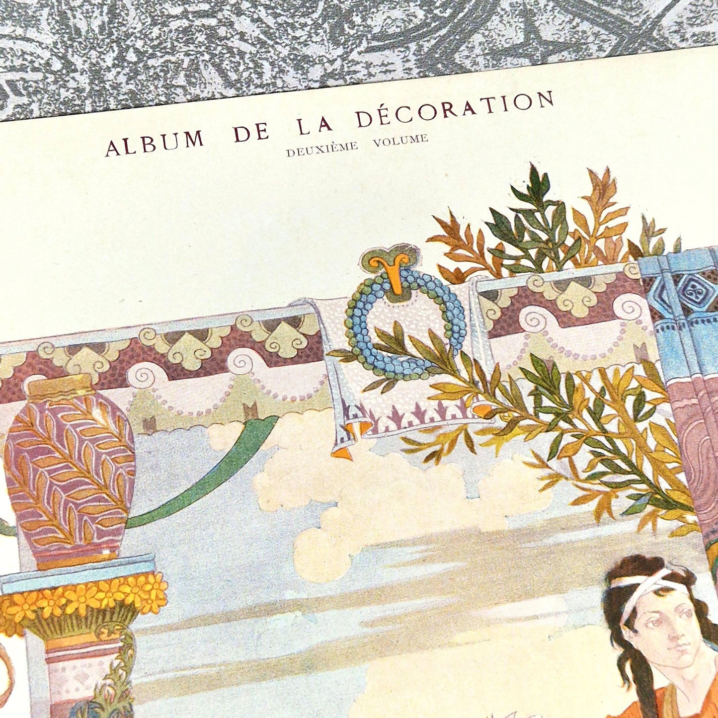 illustration decorative belle epoque grasset