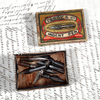 indent pen rare antique nibs