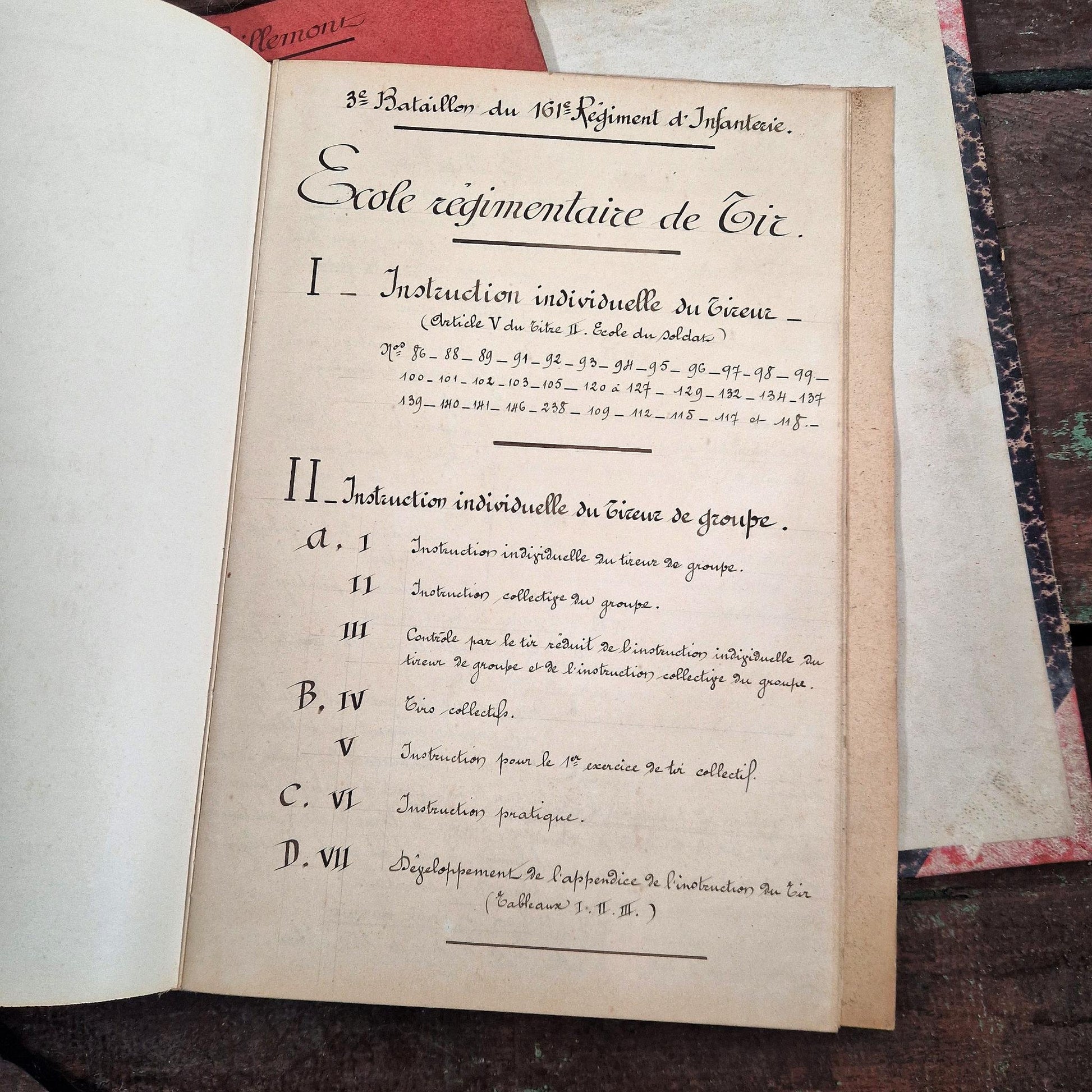 instruction pratique infanterie francaise 1900