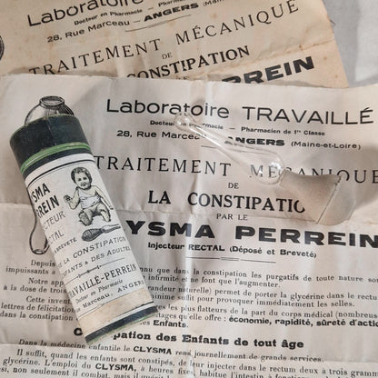 Rare antique rectal injector - "Clysma Perrein"