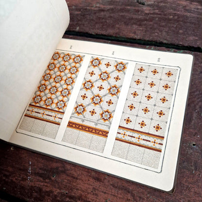 italian vintage tile brochure