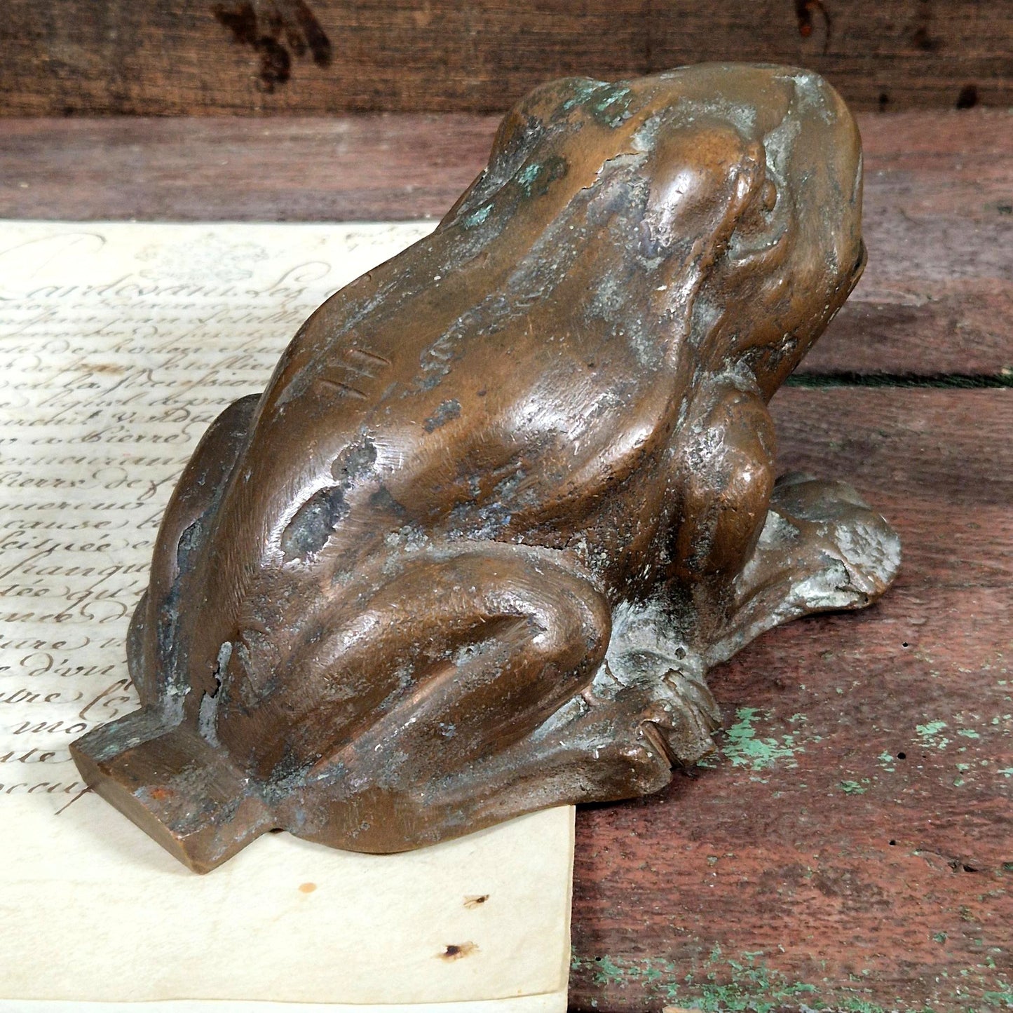 jeu adresse grenouille bronze