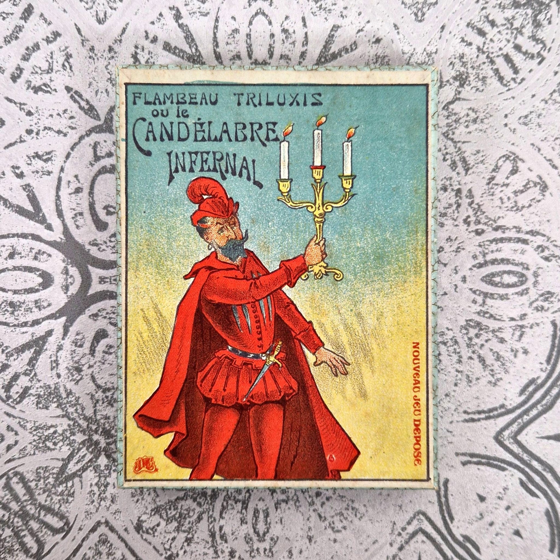 jeu ancien candelabre infernal jfj