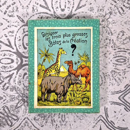 jeu ancien grosses betes nk paris