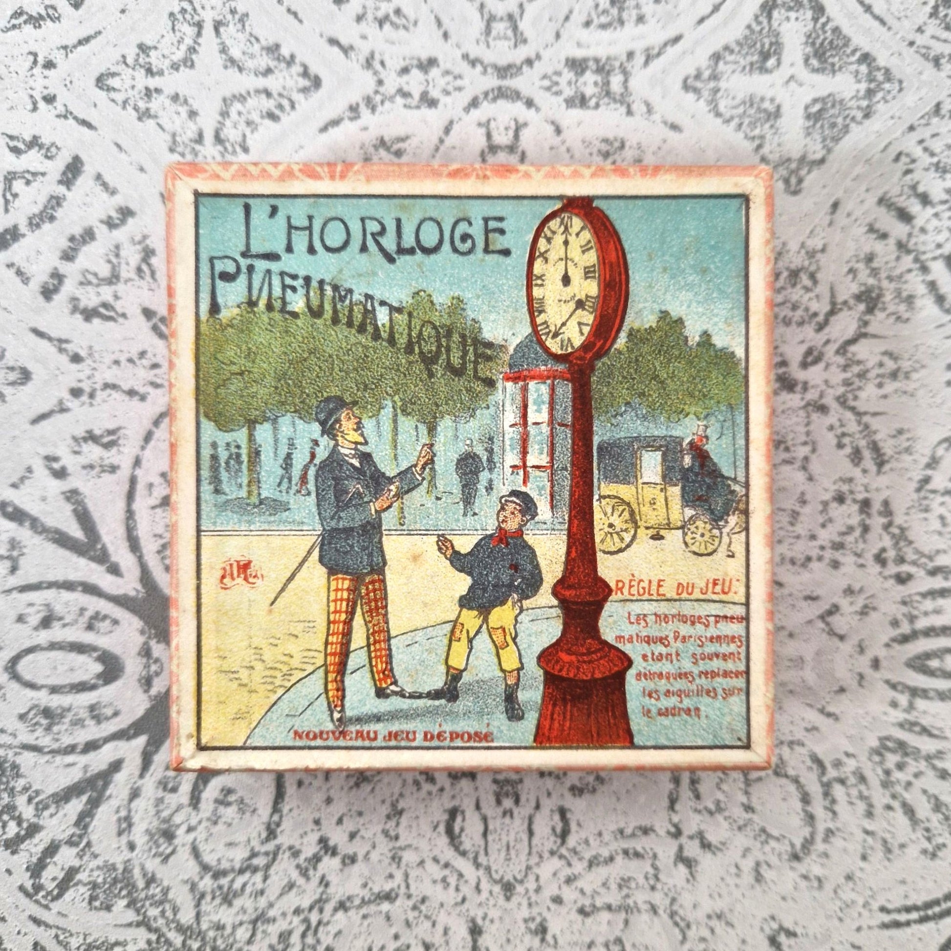 jeu ancien horloge jjf paris
