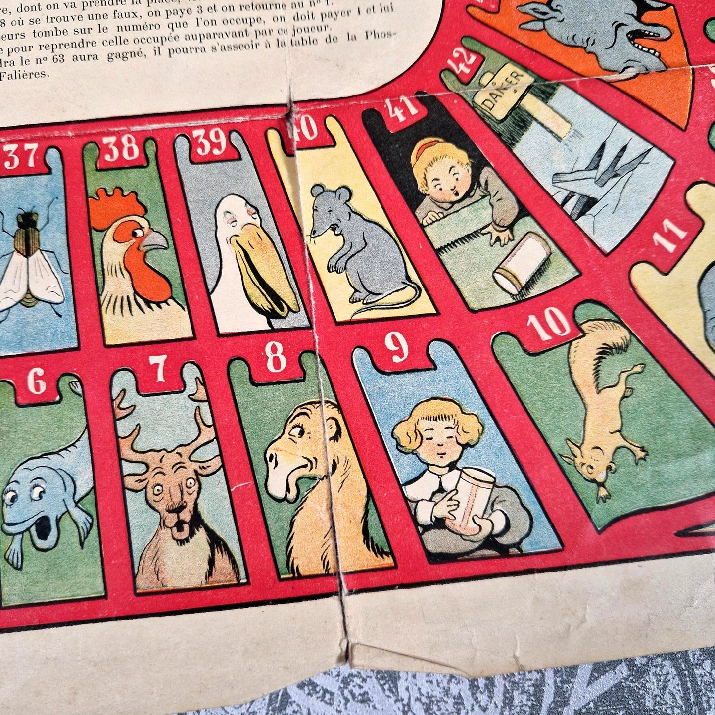 jeu ancien illustration benjamin rabier