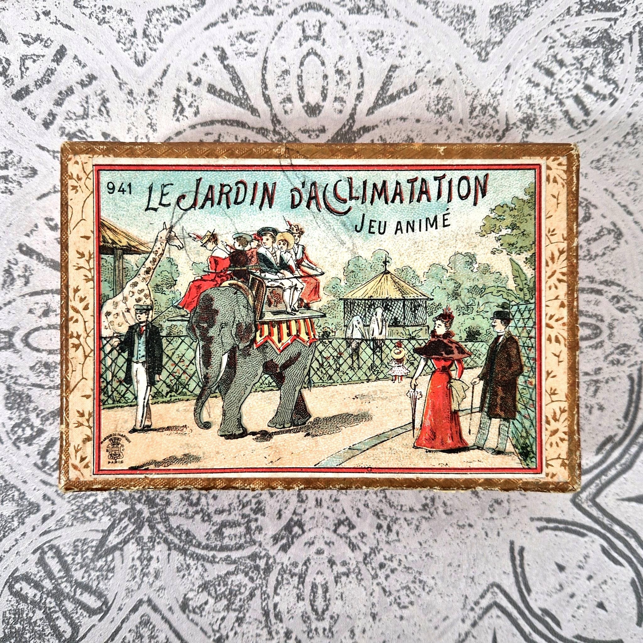 Jeu ancien avec animal