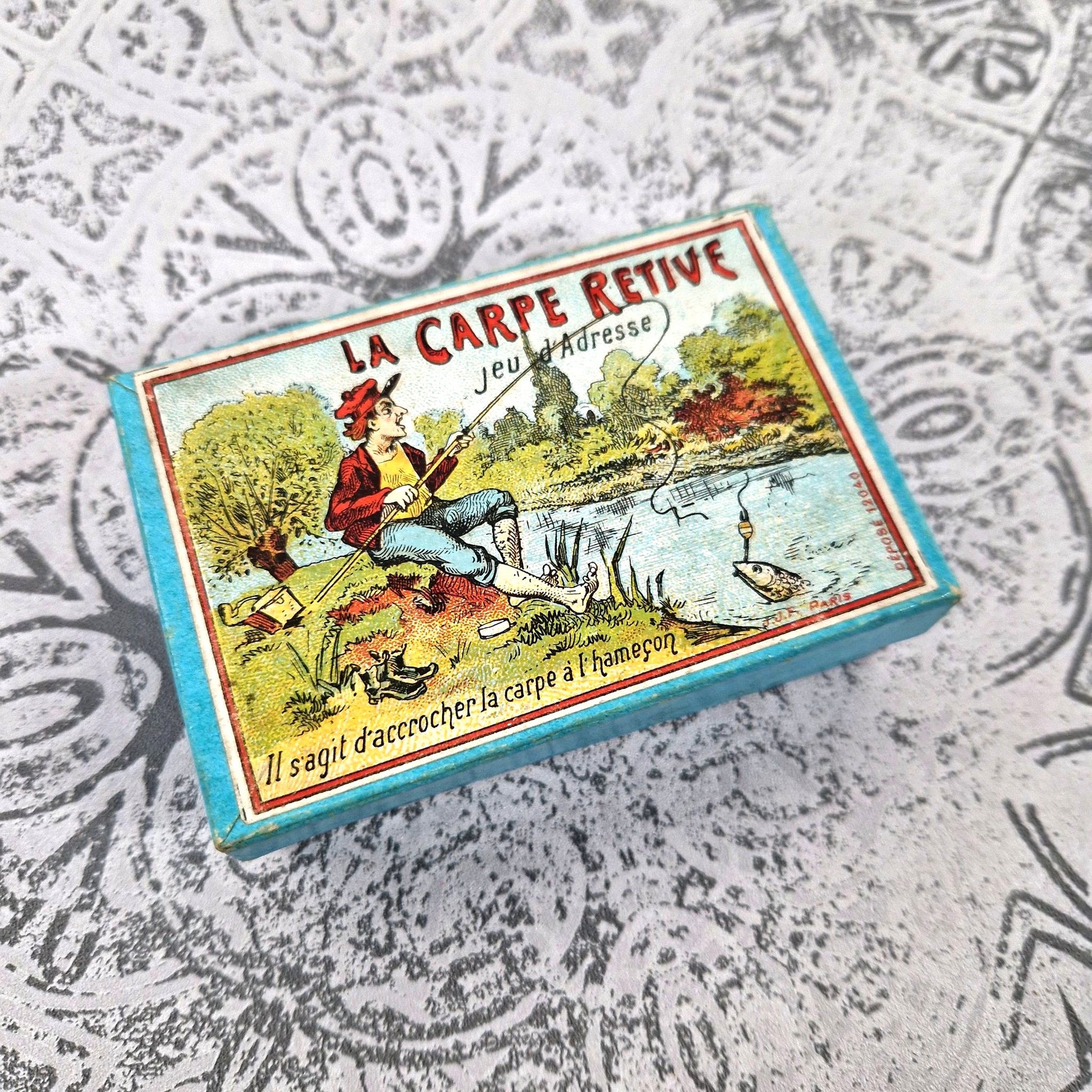 jeu ancien la carpe retive boite
