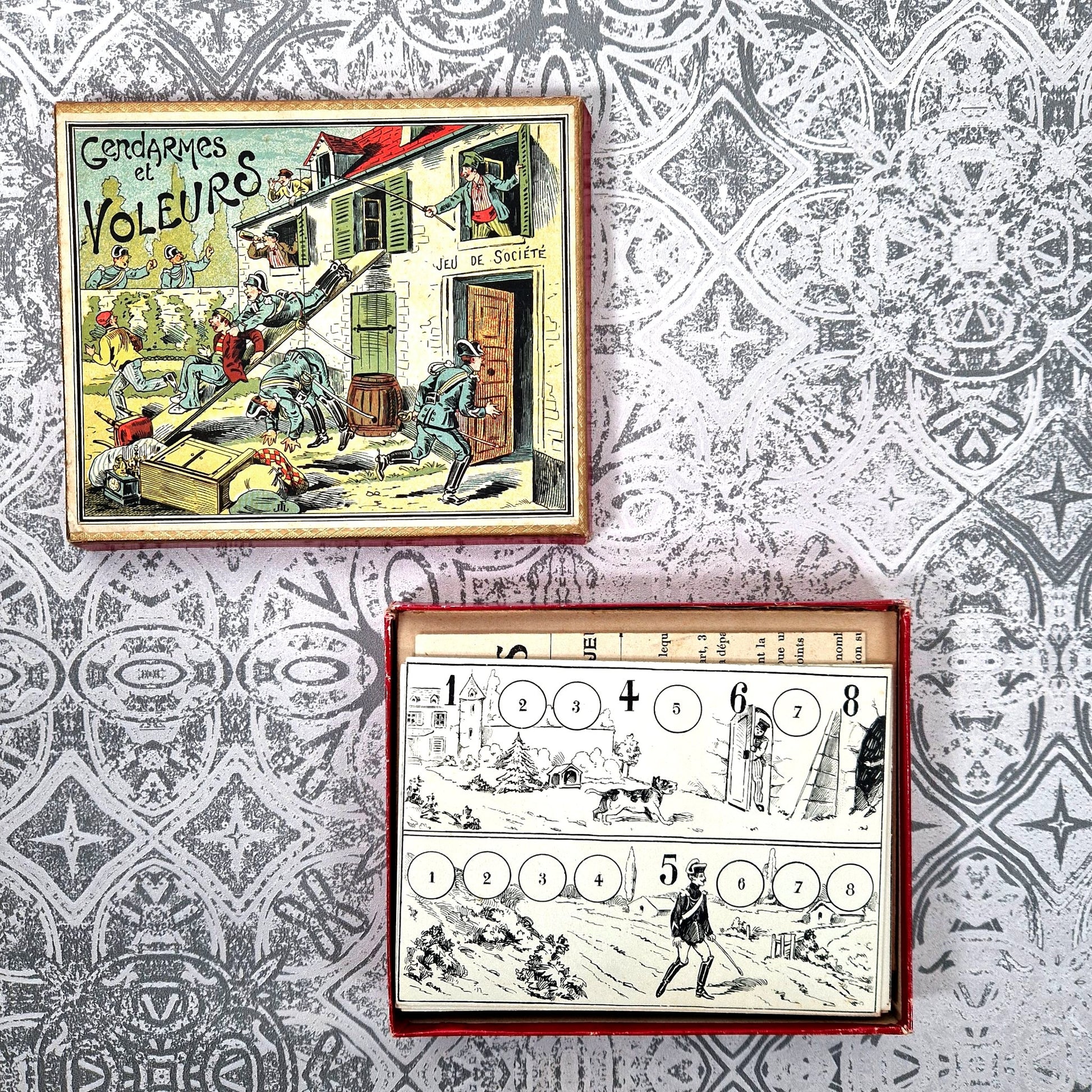 jeu de parcours vintage JJF