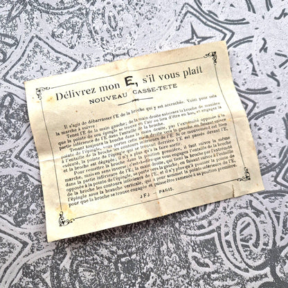 jeu de patience fil de fer e