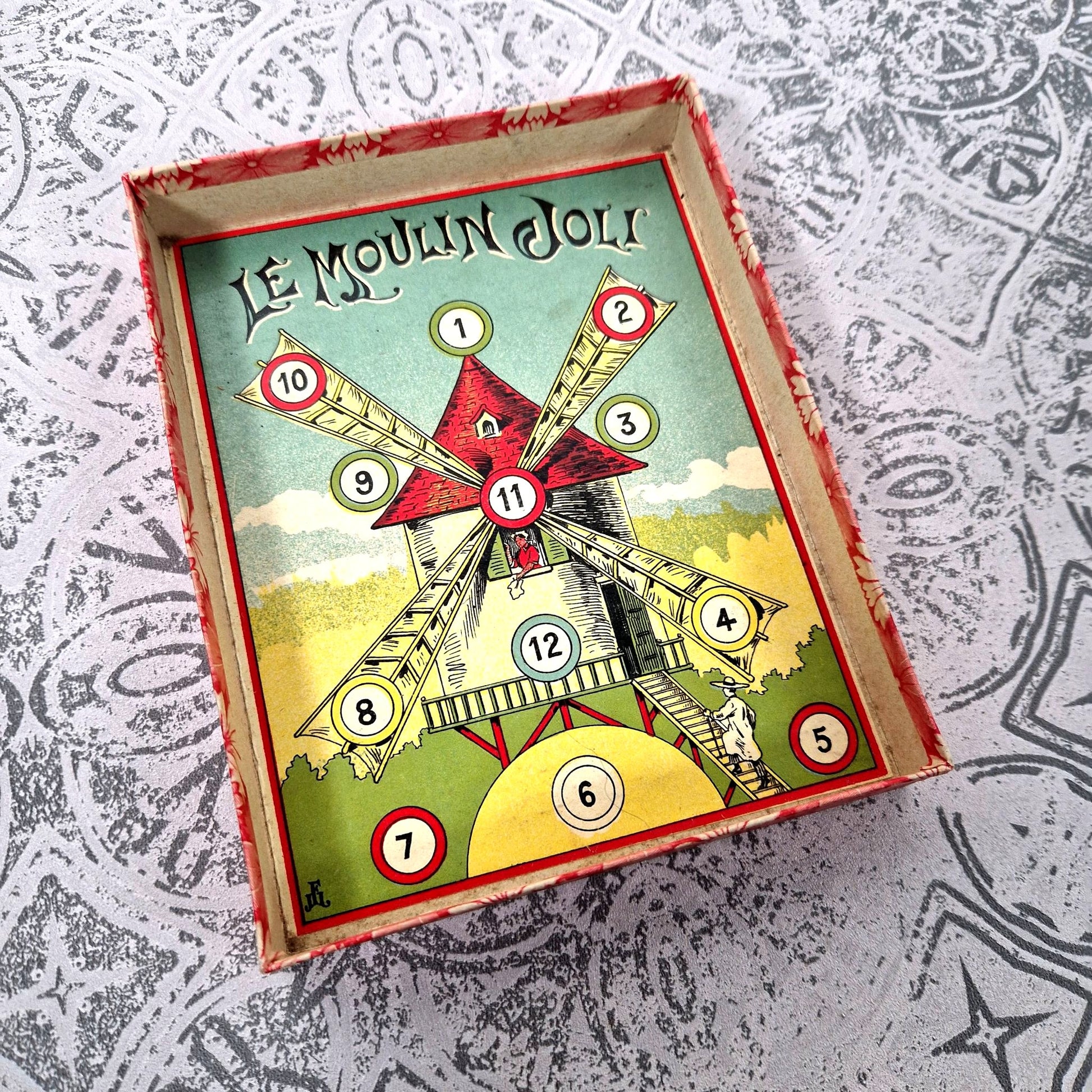 jeu de toton vintage