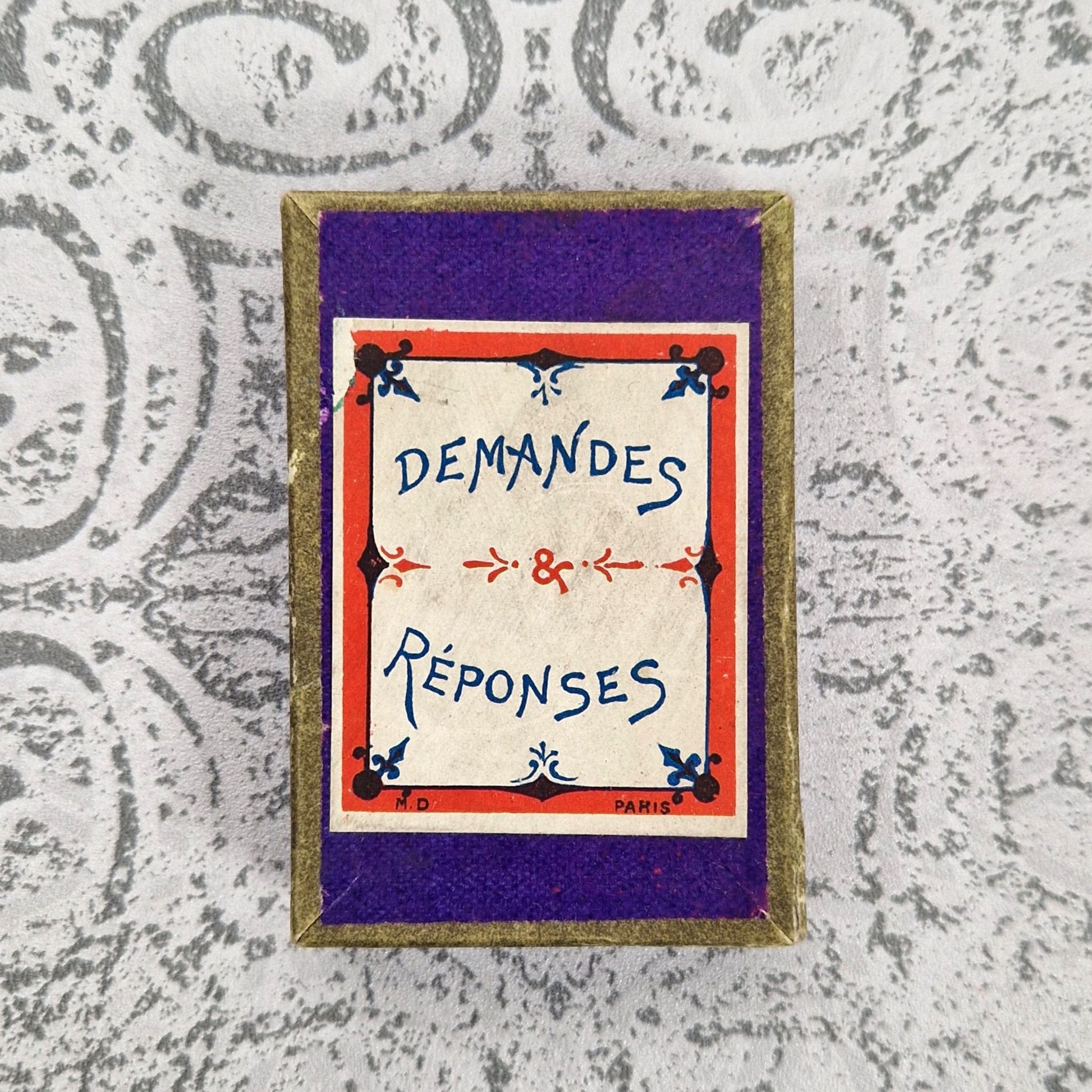 jeu demandes et reponses md paris