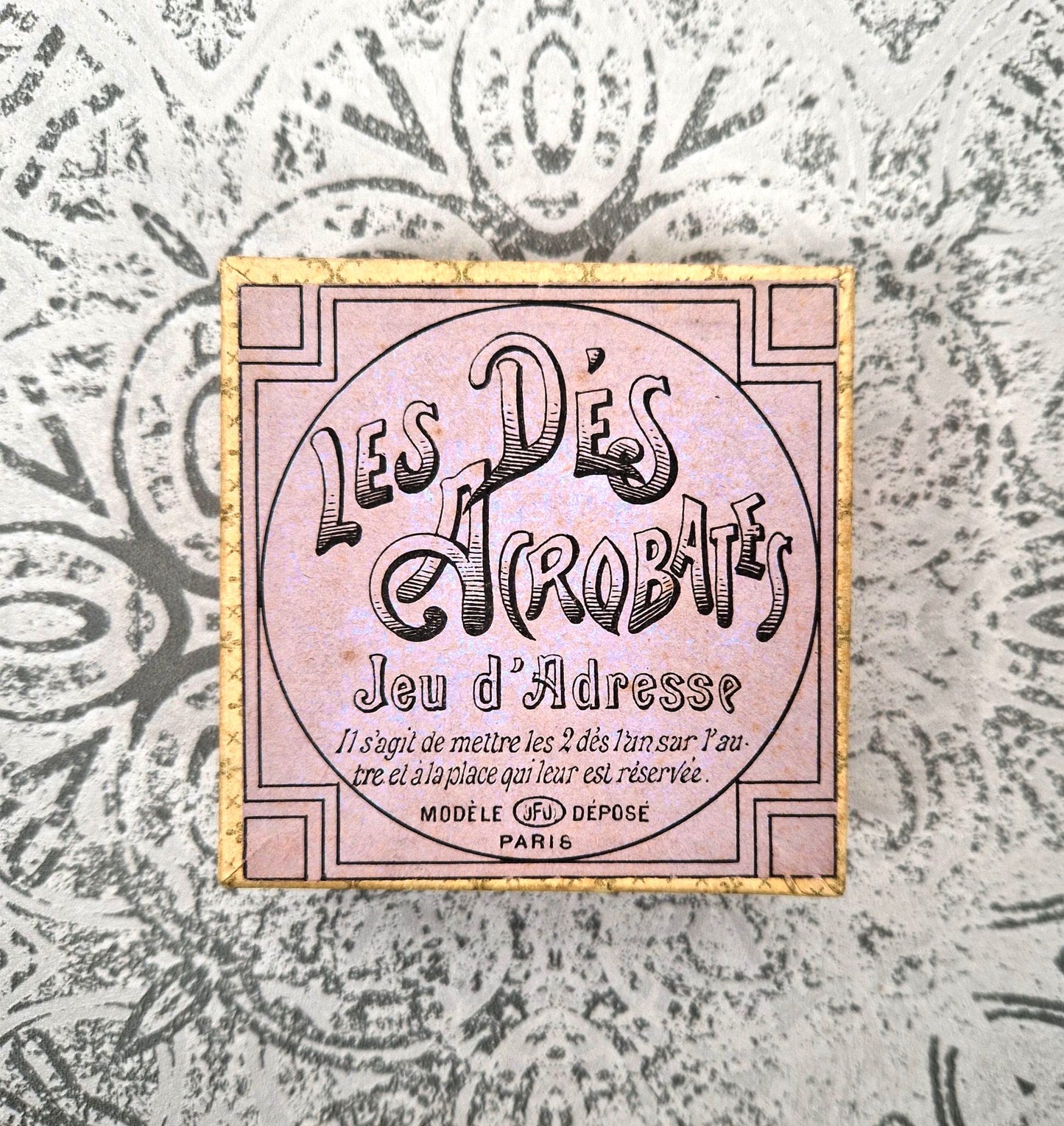 jeu dés acrobates ancien