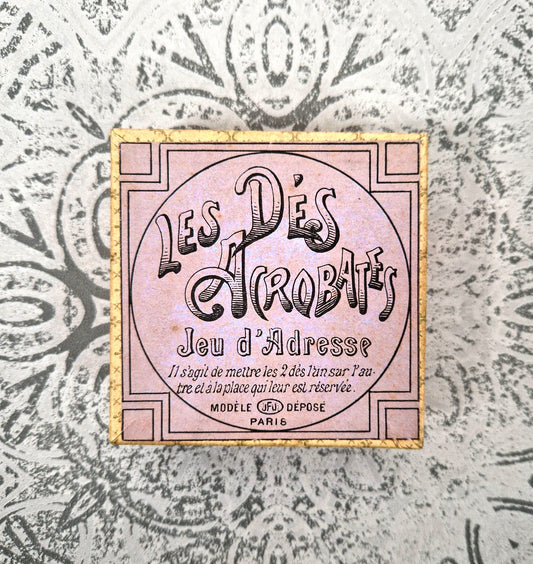 jeu dés acrobates ancien