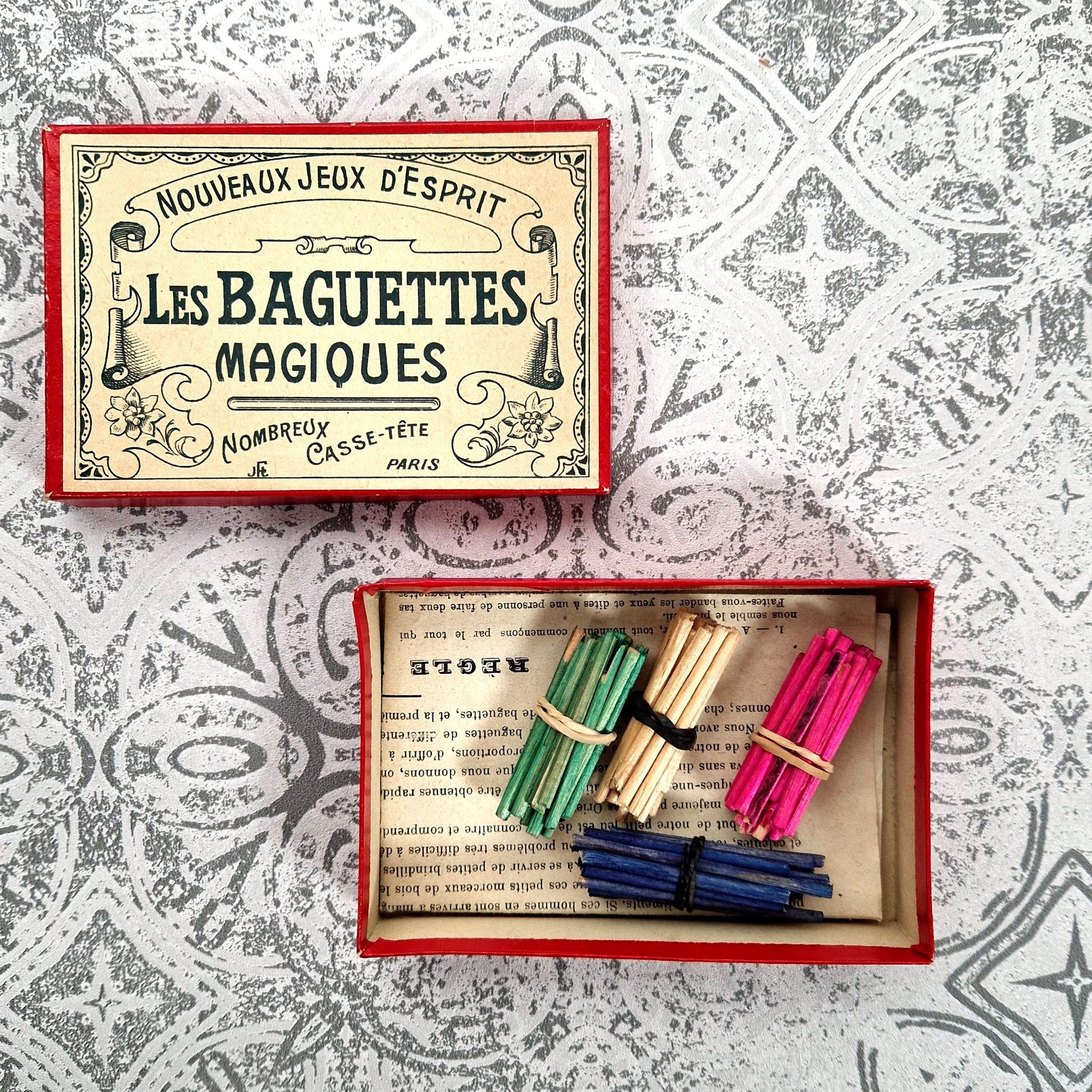 jeu d'esprit 1900 baguettes magiques