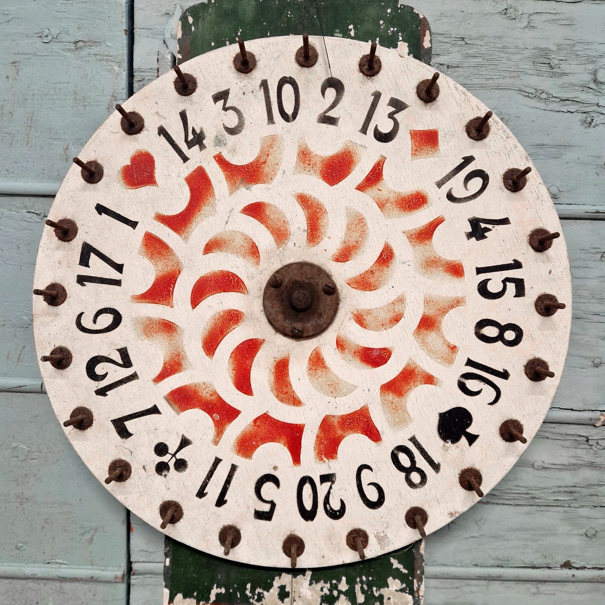 jeu forain ancien roue