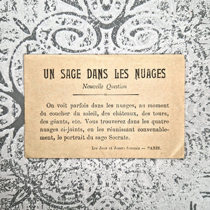 jeu nuages ancien philosophe