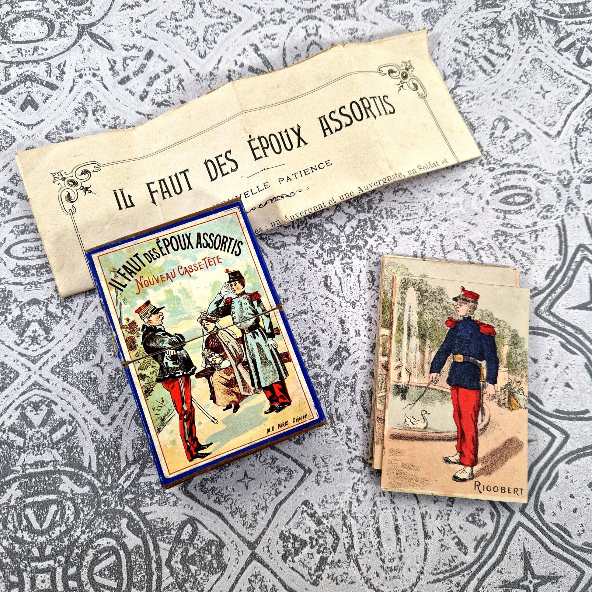 jeu de patience il faut des époux assortis