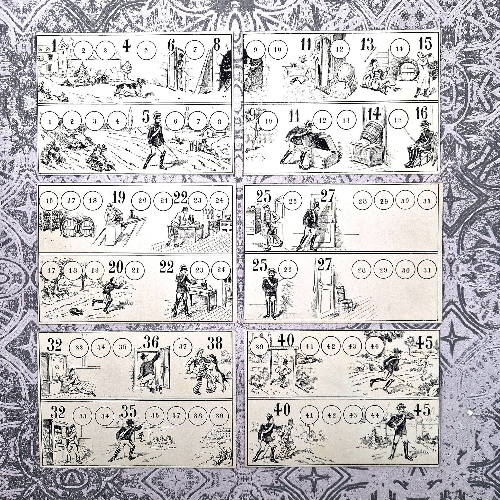 ancien jeu populaire gendarmes