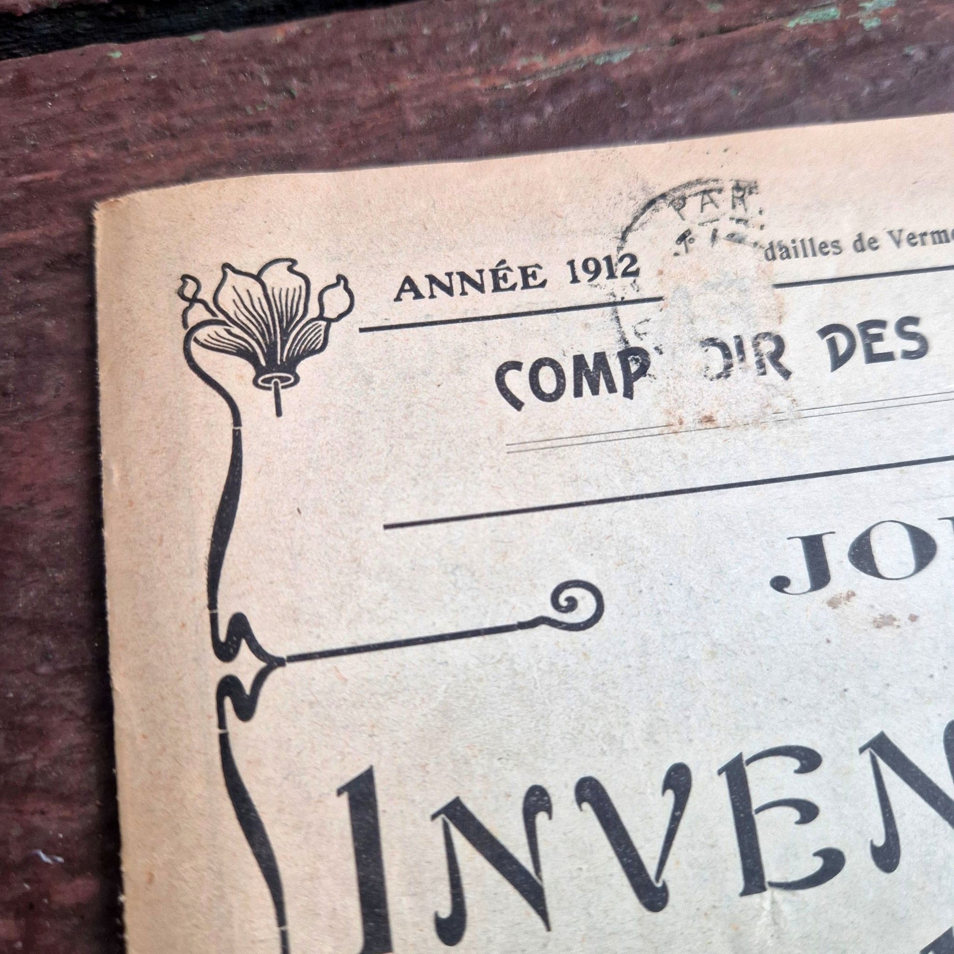 journal publicitaire ancien comptoir des inventions
