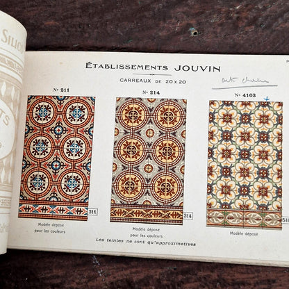 jouvin cement tile catalogue marseille