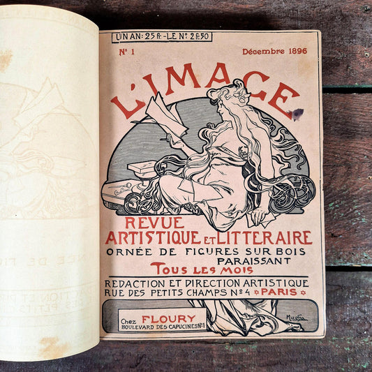 l'image revue illustree mucha floury 1896-1897