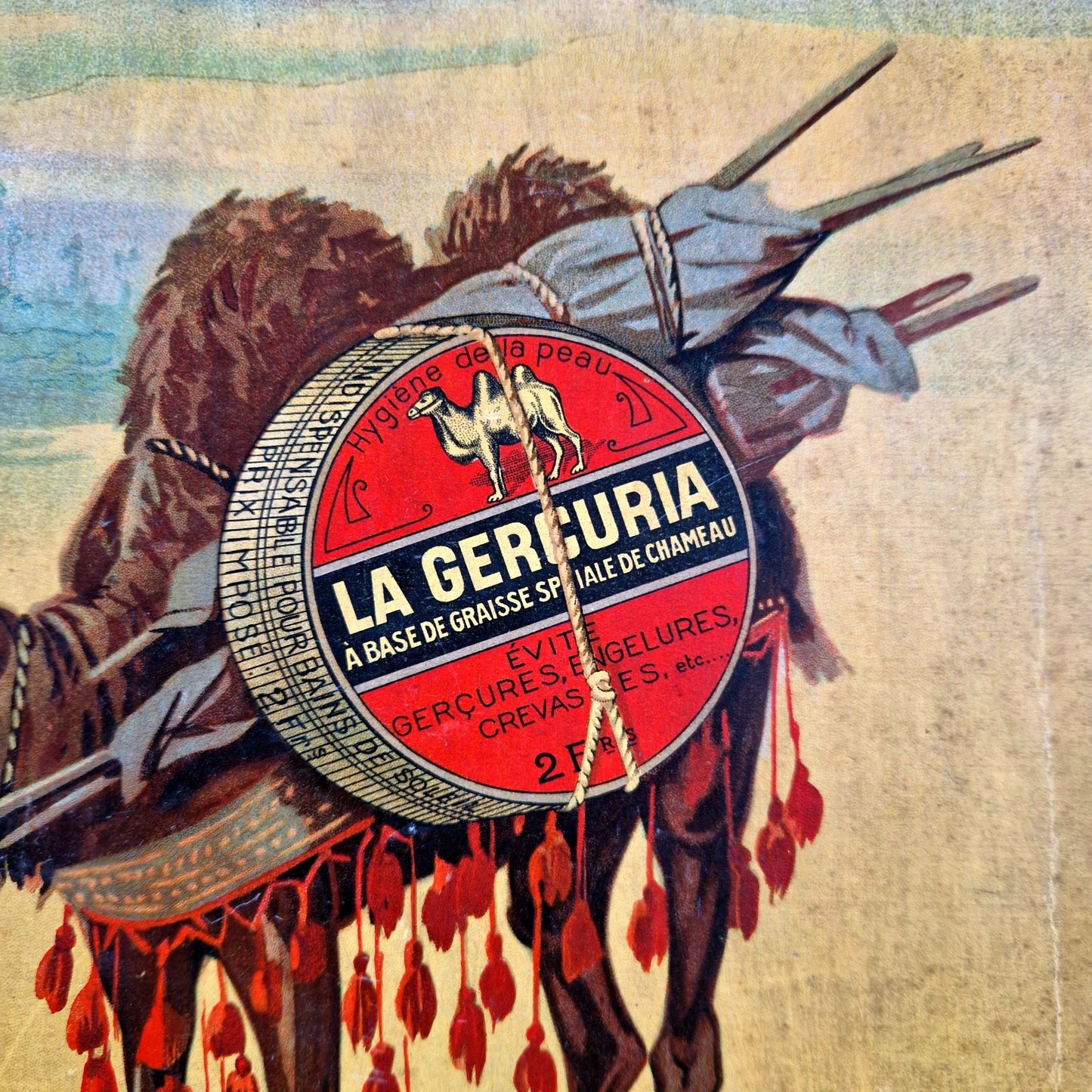Gercuria vintage camel balm poster